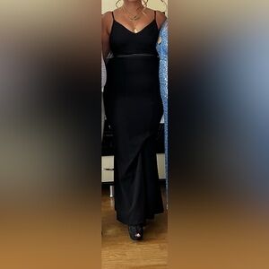 City Studio Black Textured Dress